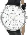 Kenneth Cole New York Men's KC1568 Iconic Chronograph Black Leather Watch