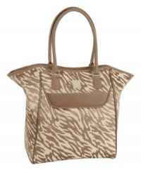 A true adventurer! Embrace the animal inside with this chic and exotic everyday tote that welcomes ease and style into your trip. A fully-stocked tote with endless organizational and sorting features keeps you going at full speed throughout the day. 10-year warranty. (Clearance) A true adventurer! Embrace the animal inside with this chic and exotic everyday tote that welcomes ease and style into your trip. A fully-stocked tote with endless organizational and sorting features keeps you going at full speed throughout the day. 10-year warranty. (Clearance)