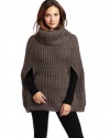 BCBGMAXAZRIA Women's Harvey Turtleneck Cape Sweater