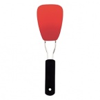 A great companion tool for non-stick cookware and bakeware, the OXO Good Grips Nylon Flexible Turner is perfect for flipping fragile foods while keeping them intact. The flexible nylon head slides easily beneath foods in a sauté pan or on a cookie sheet.