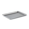 With durable folded construction and rolled edges for clean release, this baking sheet from Calphalon promises a lifetime of delicious baked goods. Expertly constructed to the standards of culinary professionals, it features two interlocking layers of high-performance nonstick for beautiful results and easy serving.