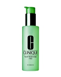 All the benefits of Clinique's famous dermatologist-developed facial soap in a new liquid formula. Cleanses without stripping protective lipids. Preps skin for the exfoliating action of Clarifying Lotion. Convenient pump dispenses just the right amount. 6.7 fl oz.