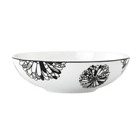 This easy-to-mix-and-match fruit bowl from kate spade new york features a striking illustration of dogwood flowers, artfully and imaginatively rendered in black and white to liven up your table. This easy-to-mix-and-match fruit bowl from kate spade new york features a striking illustration of dogwood flowers, artfully and imaginatively rendered in black and white to liven up your table.