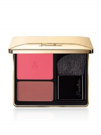 Shade, color and sculpt with Rose Aux Joues, a must have for all women who have decided to have fun with color. Guerlain's new blush duo offers vibrant color pairings that allow you to re-invent your beauty routine everyday! One vibrant shade adds a pop of color to the cheekbones while its smaller counterpart can be mixed or used for a striking contrast. Shade, color and sculpt with Rose Aux Joues, a must have for all women who have decided to have fun with color. Guerlain's new blush duo offers vibrant color pairings that allow you to re-invent your beauty routine everyday! One vibrant shade adds a pop of color to the cheekbones while its smaller counterpart can be mixed or used for a striking contrast.