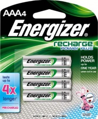 Energizer Rechargeable Batteries, AAA, 4-Count, (Pack of 2) Energizer Rechargeable Batteries, AAA, 4-Count, (Pack of 2)