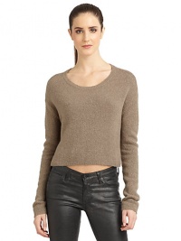 THE LOOKAllover knit constructionCropped silhouettePullover styleTHE FITAbout 17 from shoulder to hemTHE MATERIALAcrylic/nylon/wool/cotton/spandexCARE & ORIGINHand washImportedModel shown is 5'10 (177cm) wearing US size Small. THE LOOKAllover knit constructionCropped silhouettePullover styleTHE FITAbout 17 from shoulder to hemTHE MATERIALAcrylic/nylon/wool/cotton/spandexCARE & ORIGINHand washImportedModel shown is 5'10 (177cm) wearing US size Small.