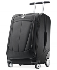 Pack with a punch-innovation is in the bag with a shelf-style design that creates separate compartments that let your organize your clothes & live hassle-free right out of the suitcase. Front dual spinners and extra large rear wheels glide smoothly along and provide incredible stability even with a full suitcase. Pack with a punch-innovation is in the bag with a shelf-style design that creates separate compartments that let your organize your clothes & live hassle-free right out of the suitcase. Front dual spinners and extra large rear wheels glide smoothly along and provide incredible stability even with a full suitcase.