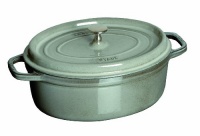 Staub Mini .25 Quart Oval Cocotte, Graphite Grey Staub Mini .25 Quart Oval Cocotte, Graphite Grey