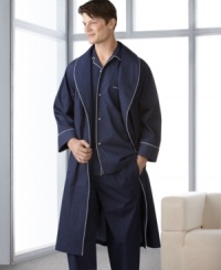 A refreshing change from standard plaid, follow a new pattern in these Nautica pajama pants. A refreshing change from standard plaid, follow a new pattern in these Nautica pajama pants.
