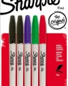 Sharpie Fine Point Permanent Markers, 5 Colored Markers(30653PP)