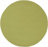 Area Rug 8x8 Round Solid/Striped Pea Green Color - Surya Artist Studio Rug from RugPal