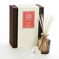 The Aquiesse diffusers use an alcohol free base for a perfume quality pure scents. This beautiful hand-blown smoke brown glass features a perfume decanter with a glass stopper. The Aquiesse diffusers use an alcohol free base for a perfume quality pure scents. This beautiful hand-blown smoke brown glass features a perfume decanter with a glass stopper.