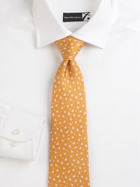 A lively addition to any work wardrobe, handsomely woven with a colorful fish and starfish pattern in luxurious Italian silk.SilkDry cleanMade in Italy A lively addition to any work wardrobe, handsomely woven with a colorful fish and starfish pattern in luxurious Italian silk.SilkDry cleanMade in Italy