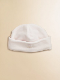 An adorable hat is rendered in ultra-soft velour and accented with a plush brim.Seamed crown with fold-over brimCottonMachine washImported An adorable hat is rendered in ultra-soft velour and accented with a plush brim.Seamed crown with fold-over brimCottonMachine washImported