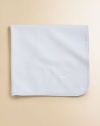 Get baby all wrapped up in this ultra-soft, ultra-cozy blanket in quilted pima cotton with rocking horse embroidery.About 25W X 30HPima cottonMachine washImported
