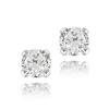 Sterling Silver 1/5ct CZ Stud Earrings, 3mm