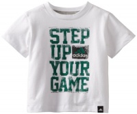 Adidas Boys 2-7 Adi Short Sleeve Tee, White, 3T Adidas Boys 2-7 Adi Short Sleeve Tee, White, 3T