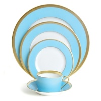 Haviland's Laque de Chine Gold is both timeless and modern, enabling traditional color-matching selections to radical color combinations. Unique pieces' smooth, bold colors are united by a brilliant gold band. Haviland's Laque de Chine Gold is both timeless and modern, enabling traditional color-matching selections to radical color combinations. Unique pieces' smooth, bold colors are united by a brilliant gold band.
