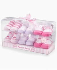 Precious socks that look like shoes with matching laces in 6 pastel colors by Cutie Pie Baby. Precious socks that look like shoes with matching laces in 6 pastel colors by Cutie Pie Baby.