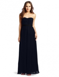 BCBGMAXAZRIA Women's Amber Cascade Strapless Long Gown, Dkink, 4 BCBGMAXAZRIA Women's Amber Cascade Strapless Long Gown, Dkink, 4