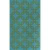 Liora Manne Spello Chains Aqua Outdoor Rug 8'3 x 11'6