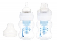 Dr. Brown's Natural Flow 4oz Wide Neck Bottles-2 Pack Dr. Brown's Natural Flow 4oz Wide Neck Bottles-2 Pack