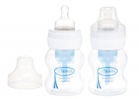 Dr. Brown's Natural Flow 4oz Wide Neck Bottles-2 Pack