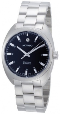 Movado Men's 0606359 Datron Stainless-Steel Black Round Dial Watch Movado Men's 0606359 Datron Stainless-Steel Black Round Dial Watch