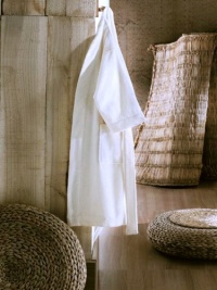 eLuxury: Luxury Kimono Robe - Waffle Weave (Diamond Pattern) BathRobe, 100% Turkish Eco Cotton, Color: Pure White, Unisex, Size: Universal / L eLuxury: Luxury Kimono Robe - Waffle Weave (Diamond Pattern) BathRobe, 100% Turkish Eco Cotton, Color: Pure White, Unisex, Size: Universal / L