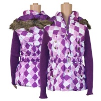 DollHouse Girl's Sweater Sleeve Jacket (Sizes 7-14) - Purple - 14 DollHouse Girl's Sweater Sleeve Jacket (Sizes 7-14) - Purple - 14