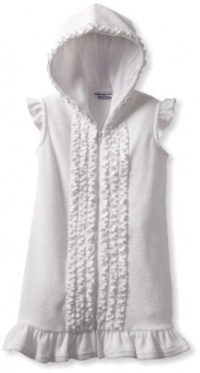 Hartstrings Girls 2-6X Toddler Loop Terry Flutter Sleeve Cover-up, White, 2T Hartstrings Girls 2-6X Toddler Loop Terry Flutter Sleeve Cover-up, White, 2T