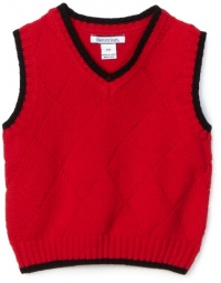 Hartstrings Baby-Boys Infant Solid Sweater Vest, Red, 18 Months Hartstrings Baby-Boys Infant Solid Sweater Vest, Red, 18 Months