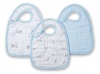 aden + anais 3 Count 100% Cotton Muslin Snap Bib, Liam The Brave