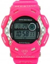 King Master Hot Pink Diamond Sport Watch Digital G Shock Style KM