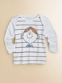 With a friendly, heel-clad character on the front and Little Miss Stella written neatly on the back, this trendy tee is as cute as it is comfy.CrewneckLong sleevesEnvelope shouldersOrganic cottonMachine washImported With a friendly, heel-clad character on the front and Little Miss Stella written neatly on the back, this trendy tee is as cute as it is comfy.CrewneckLong sleevesEnvelope shouldersOrganic cottonMachine washImported