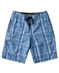 Rock out in these rad plaid shorts from O'Neill. Rock out in these rad plaid shorts from O'Neill.