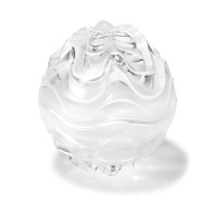 Since 1921 Lalique has, from its factory in Alsace, France, produced some of the world's finest works of crystal, pieces that resonate both with the contemporary and the traditional eye. Vibration is a crystal collection whose parallel folding and unfolding lines recall the ancient art of origami and the simplicity of calligraphy. The two-piece Vibration Box is shown open in secondary image. Since 1921 Lalique has, from its factory in Alsace, France, produced some of the world's finest works of crystal, pieces that resonate both with the contemporary and the traditional eye. Vibration is a crystal collection whose parallel folding and unfolding lines recall the ancient art of origami and the simplicity of calligraphy. The two-piece Vibration Box is shown open in secondary image.