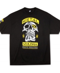Rebel against boring style with this graphic print Metal Mulisha t-shirt. Rebel against boring style with this graphic print Metal Mulisha t-shirt.
