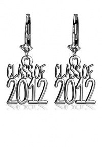 Small Class of 1999 Reunion Earrings, 11mm in 14K White Gold Small Class of 1999 Reunion Earrings, 11mm in 14K White Gold
