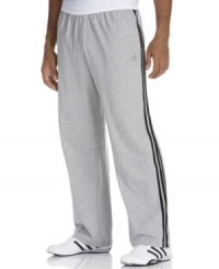 Fashion meets function. With Climalite cotton, these adidas pants keep you cool and dry while looking sporty and stylish. Fashion meets function. With Climalite cotton, these adidas pants keep you cool and dry while looking sporty and stylish.
