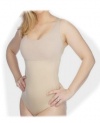 Spanx full panty bodysuit (Large, Nude)