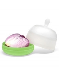 Quit wrapping leftovers in saran wrap or foil-capture the freshness of veggies by storing them in collapsible containers that slip out of sight when out of use and have a curved shape that fits even the largest produce. 1-year warranty. Quit wrapping leftovers in saran wrap or foil-capture the freshness of veggies by storing them in collapsible containers that slip out of sight when out of use and have a curved shape that fits even the largest produce. 1-year warranty.