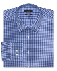 A handsome dress shirt lays the foundation for your office attire. With or without a tie, this button-down from BOSS Black ensures you look dapper all day. A handsome dress shirt lays the foundation for your office attire. With or without a tie, this button-down from BOSS Black ensures you look dapper all day.