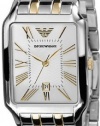 Emporio Armani Men's AR0485 Two-tone Mother-Of-Pearl Dial Watch