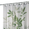 InterDesign Leaves Shower Curtain, Green