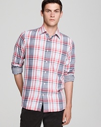 Benson Patterned Sport Shirt - Slim Fit Benson Patterned Sport Shirt - Slim Fit