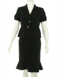 Anne Klein Casa Blanca Skirt Suit Onyx 12P Anne Klein Casa Blanca Skirt Suit Onyx 12P