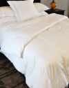 Natural Comfort Soft and Luxurious 310TC Sateen White Down Alternative Duvet Insert, Cal-king