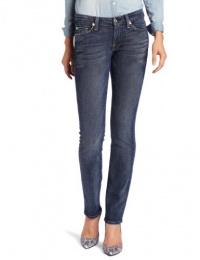 7 For All Mankind Women's Kimmie Straight Leg Jean, Peak Ridge Blue, 25