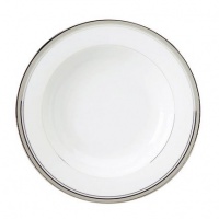 Philippe Deshoulieres Excellence Grey Rim Soup Plate 9 in Philippe Deshoulieres Excellence Grey Rim Soup Plate 9 in
